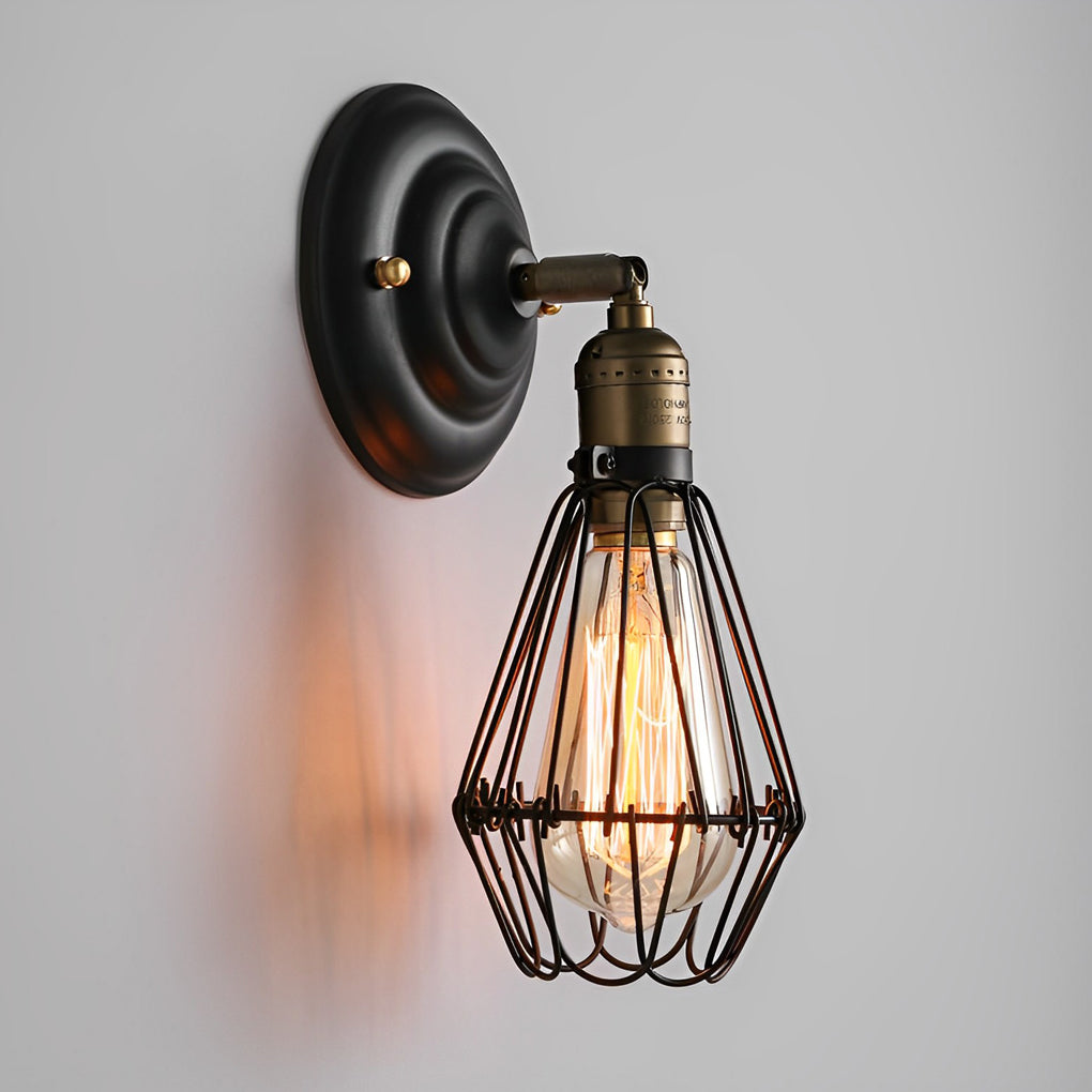 Adjustable Industrial Wall Sconce | Retro Iron Wall Light
