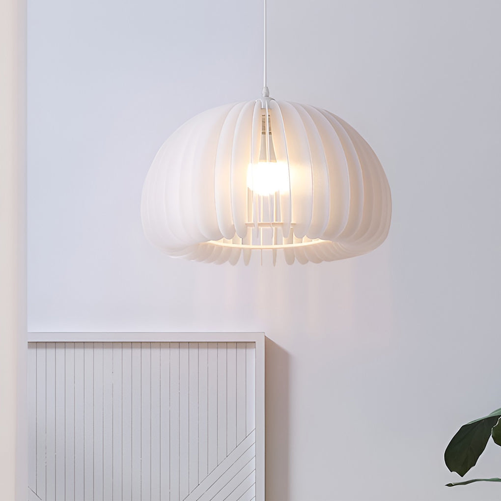 White Lantern Pendant Light with 3-Step Dimming | Modern Nordic