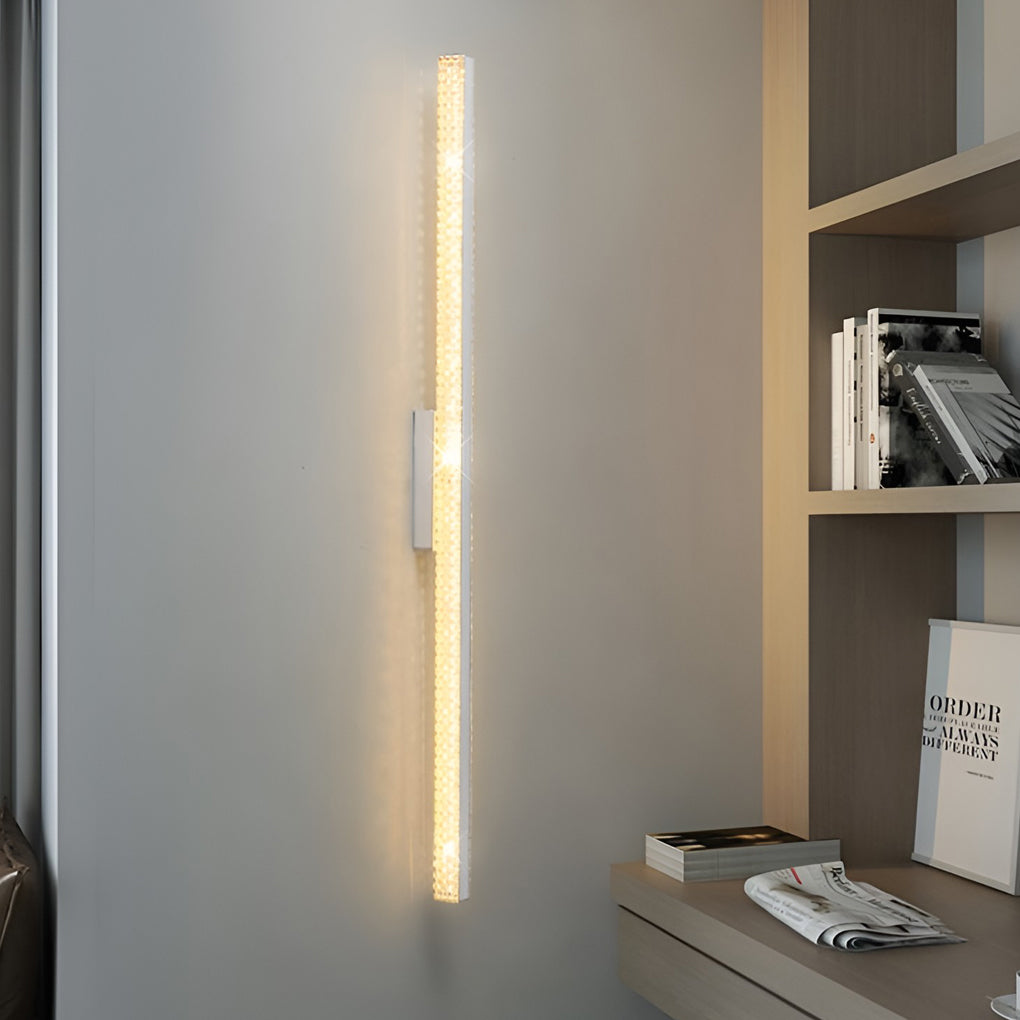 41-Inch Linear Acrylic Sword LED Wall Sconce - Modern Lighting
