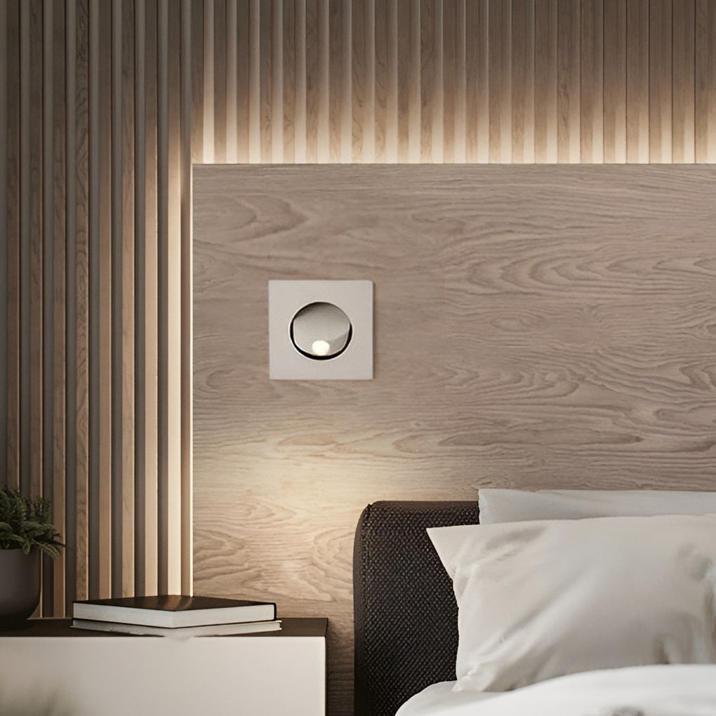 Adjustable Recessed LED Wall Sconce – Modern Flush Mount Lighting