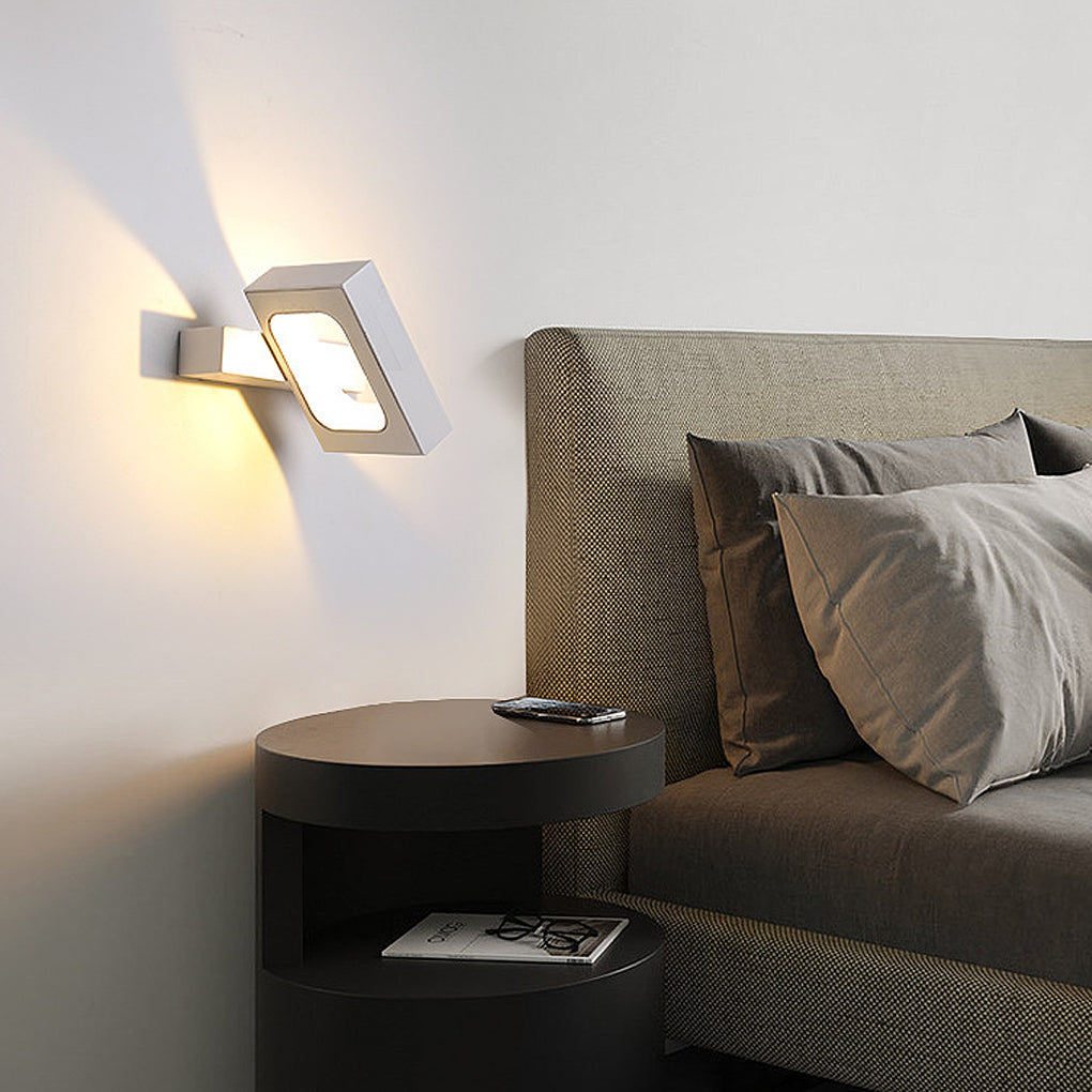 360° Rotatable LED Wall Sconce - Modern Industrial Iron Fixture