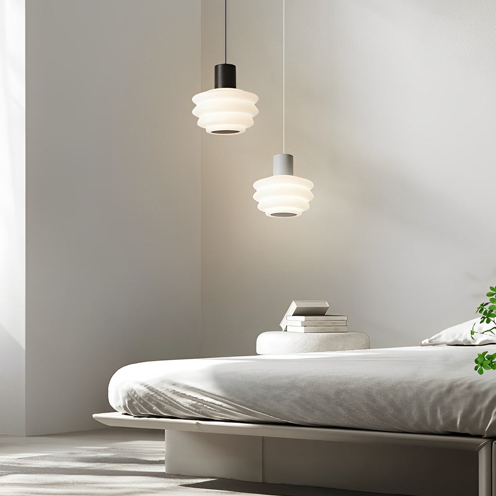 Modern Minimalist Pendant Light with 3-Step Dimming | Iron Finish