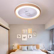 Modern Bladeless Ceiling Fan with LED Light & Remote Control