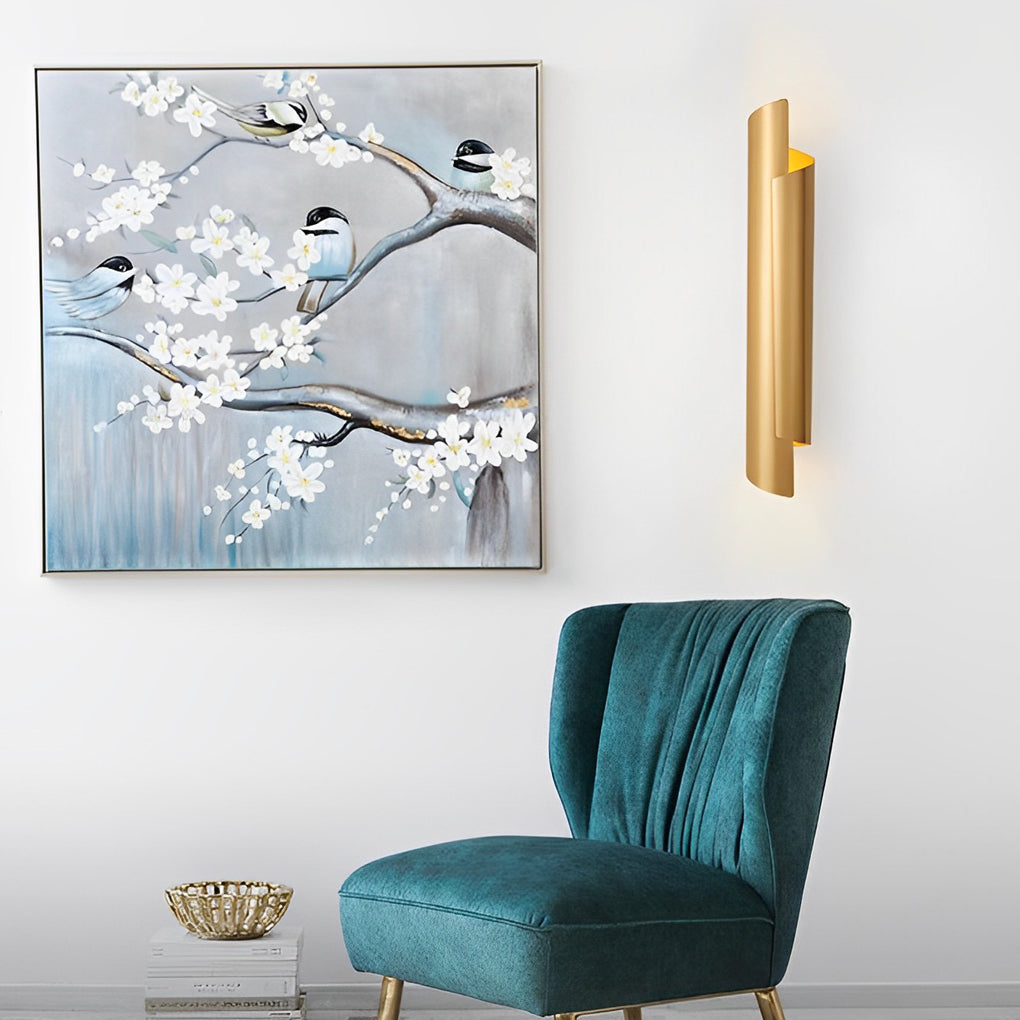 Modern Metal Up Down Wall Sconce LED Light Fixture