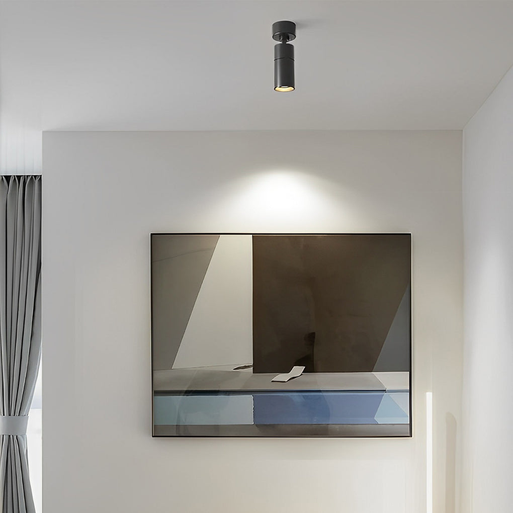 Adjustable Round LED Ceiling Spotlight — Modern Minimalist Design