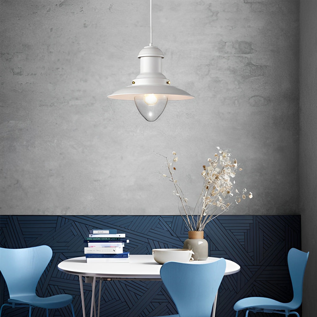 Retro Dome Metal Pendant Light Industrial Chandelier