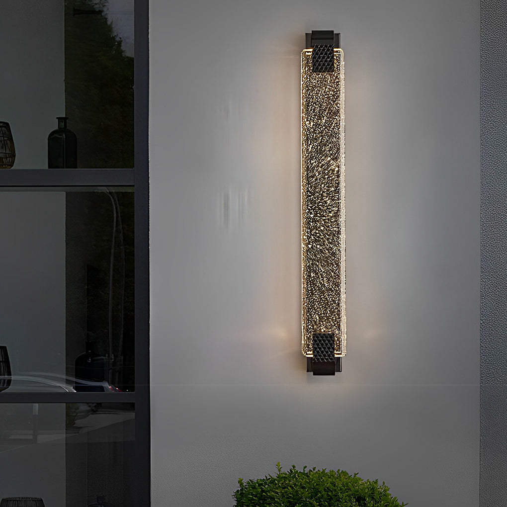 Crystal Bubble LED Wall Light with 3-Step Dimming