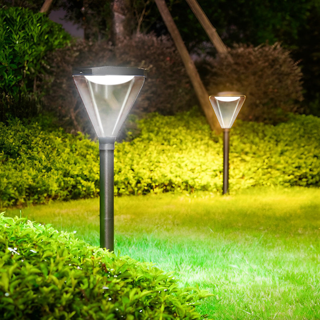 Adjustable Solar LED Lawn Lamp with Intelligent Light Control
