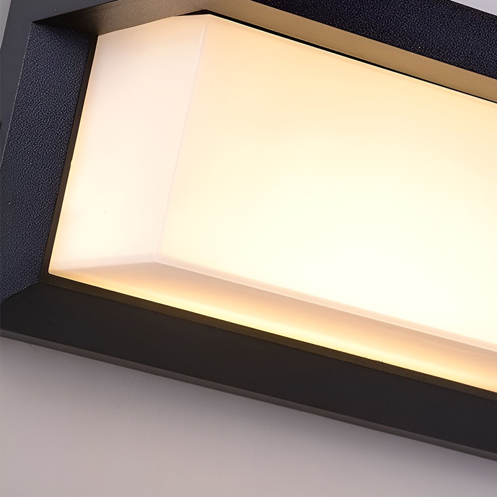 Solar Motion Sensor Outdoor Wall Light – Black Industrial Sconce