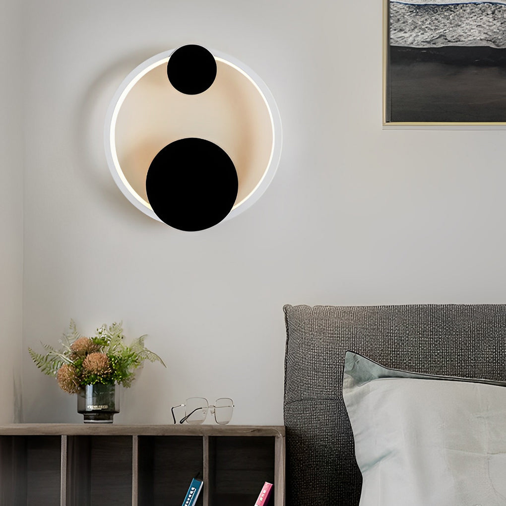 Modern LED Wall Sconce with Three-Step Dimming | Round & Oval