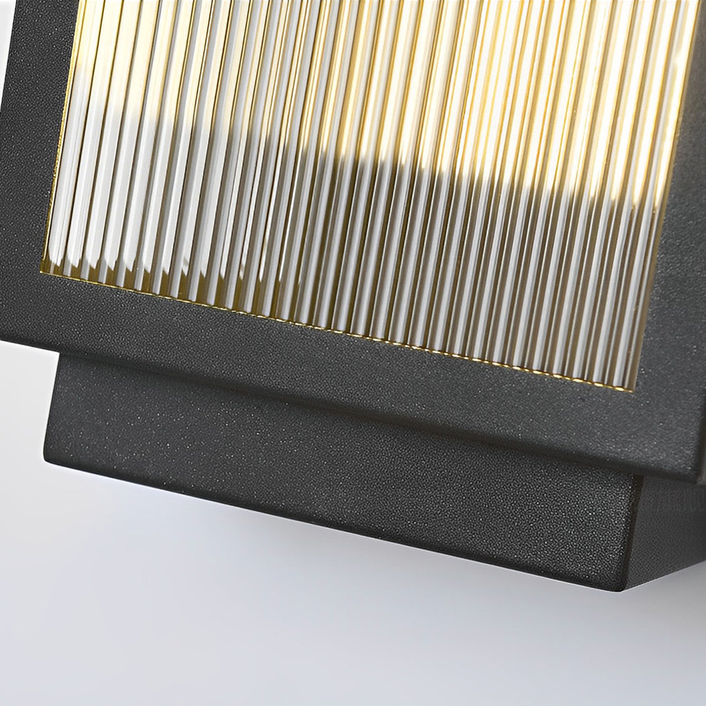 Modern Black Waterproof LED Outdoor Wall Light Strip
