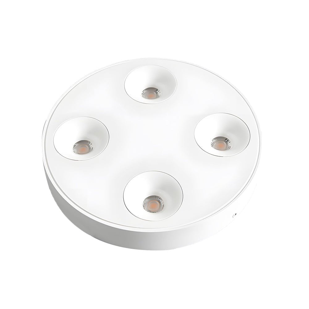 9.1-Inch Modern LED Flush Mount Ceiling Light - 4-Light Aluminum