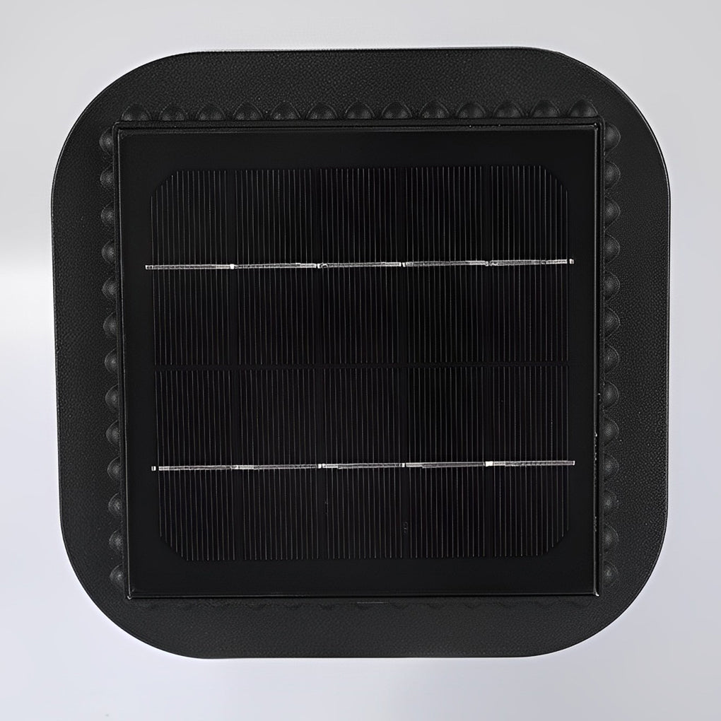 Modern Solar Motion Sensor Post Cap Light - Aluminum & Acrylic