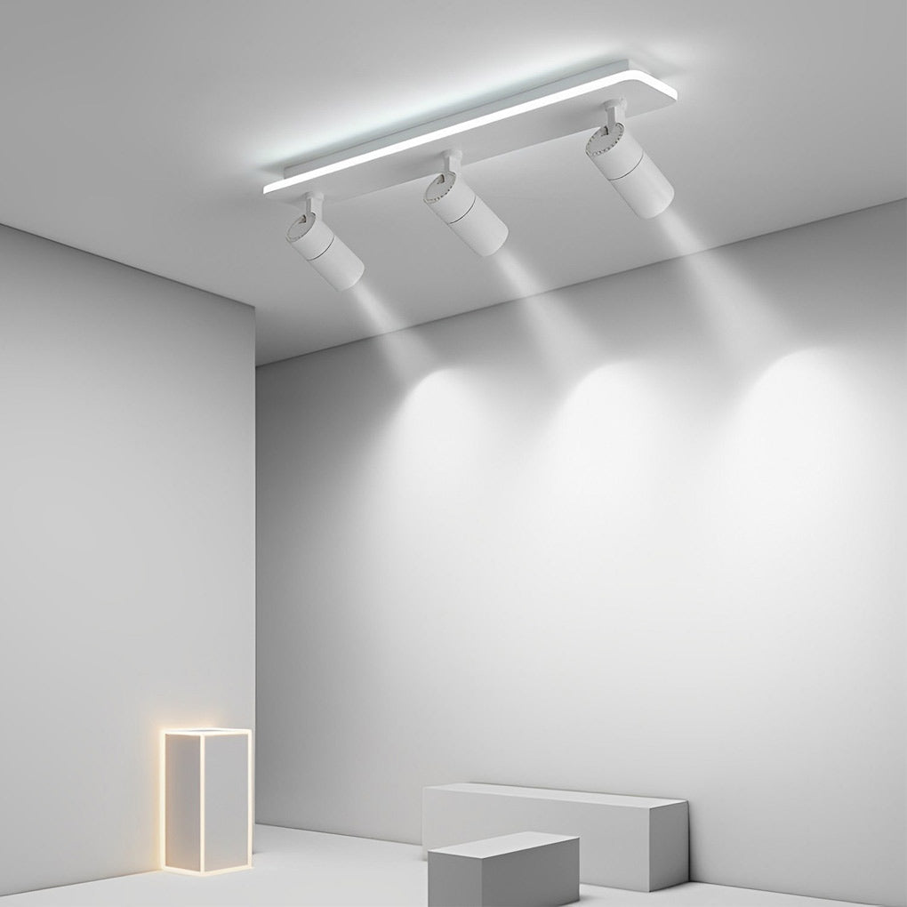 Modern Adjustable LED Track Spotlight - Aluminum Flush Mount 2/3/4