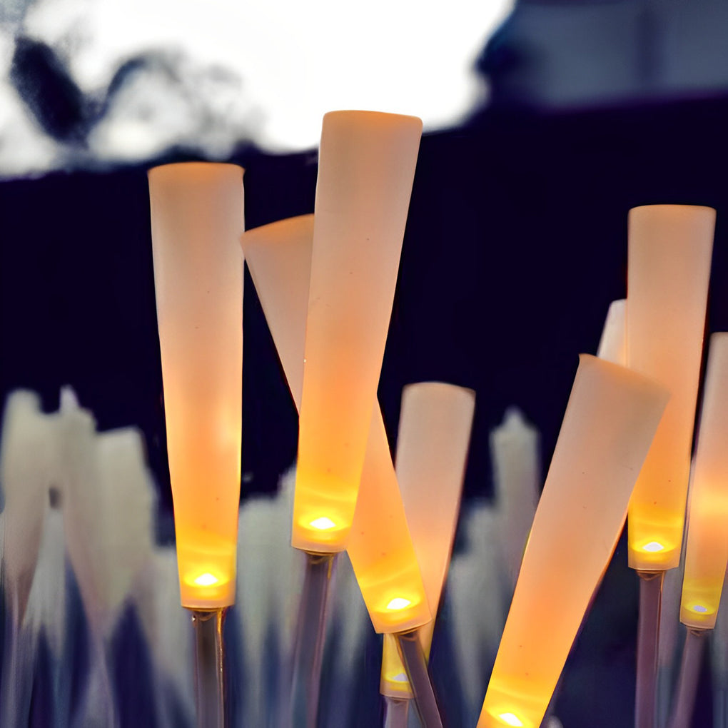 Modern Reed Acrylic Outdoor Lawn Lights Set of 10 Waterproof