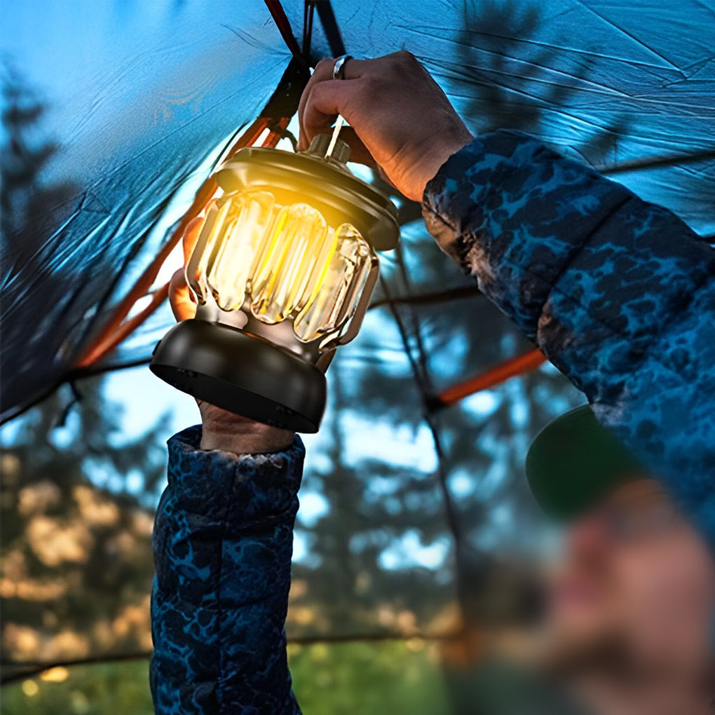 Rechargeable LED Outdoor Lantern with Adjustable Brightness