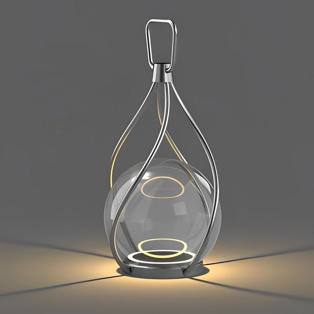 Modern Portable LED Outdoor Lantern with USB Rechargeable Battery
