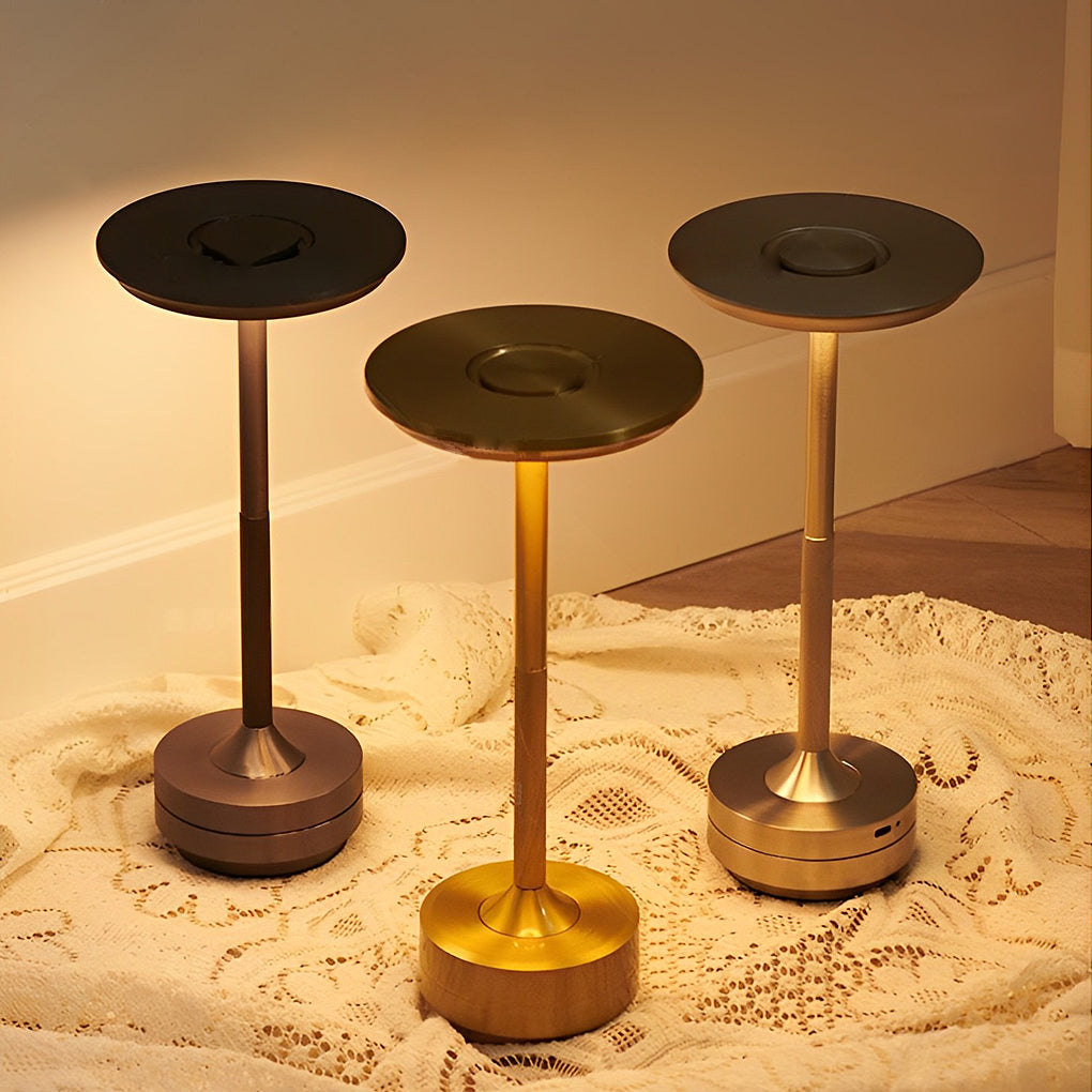 Modern UFO Alien Rechargeable Table Lamp with Touch Dimming