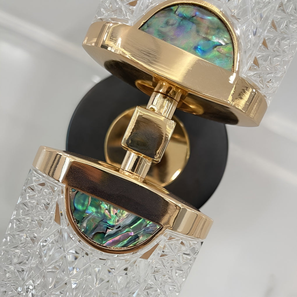 Modern LED Wall Sconce with Three-Step Dimming and Acrylic Shade