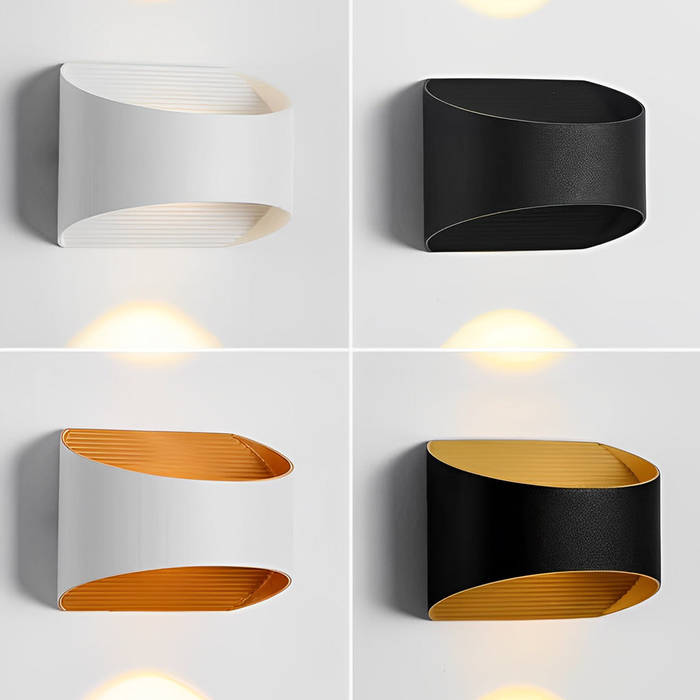 Modern LED Aluminum Waterproof Outdoor Wall Light Up Down Lighting