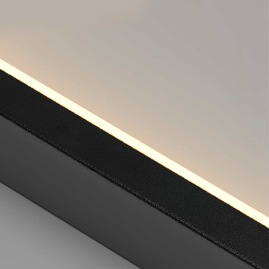 Modern Black Aluminum LED Staircase Chandelier with Adjustable Design