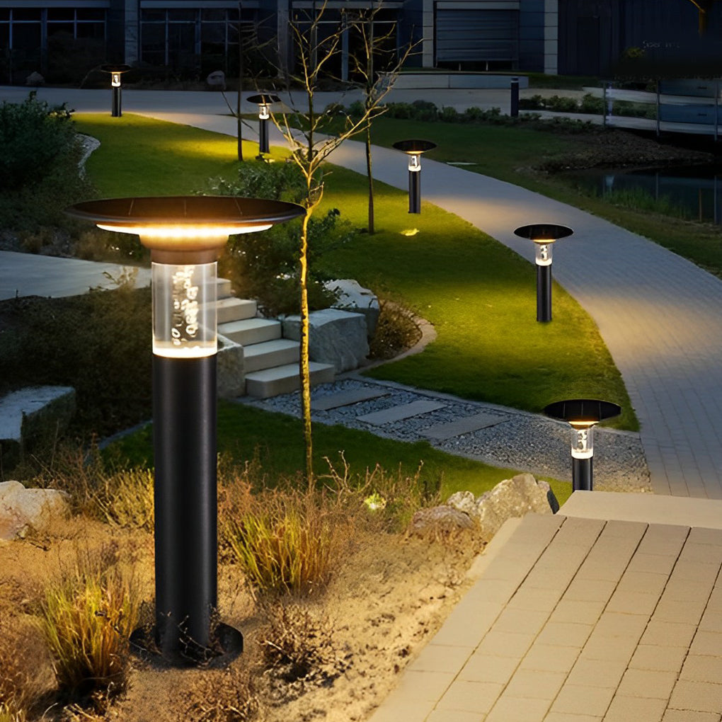 Solar Path Light with Bubble Design and Disk Down Lighting