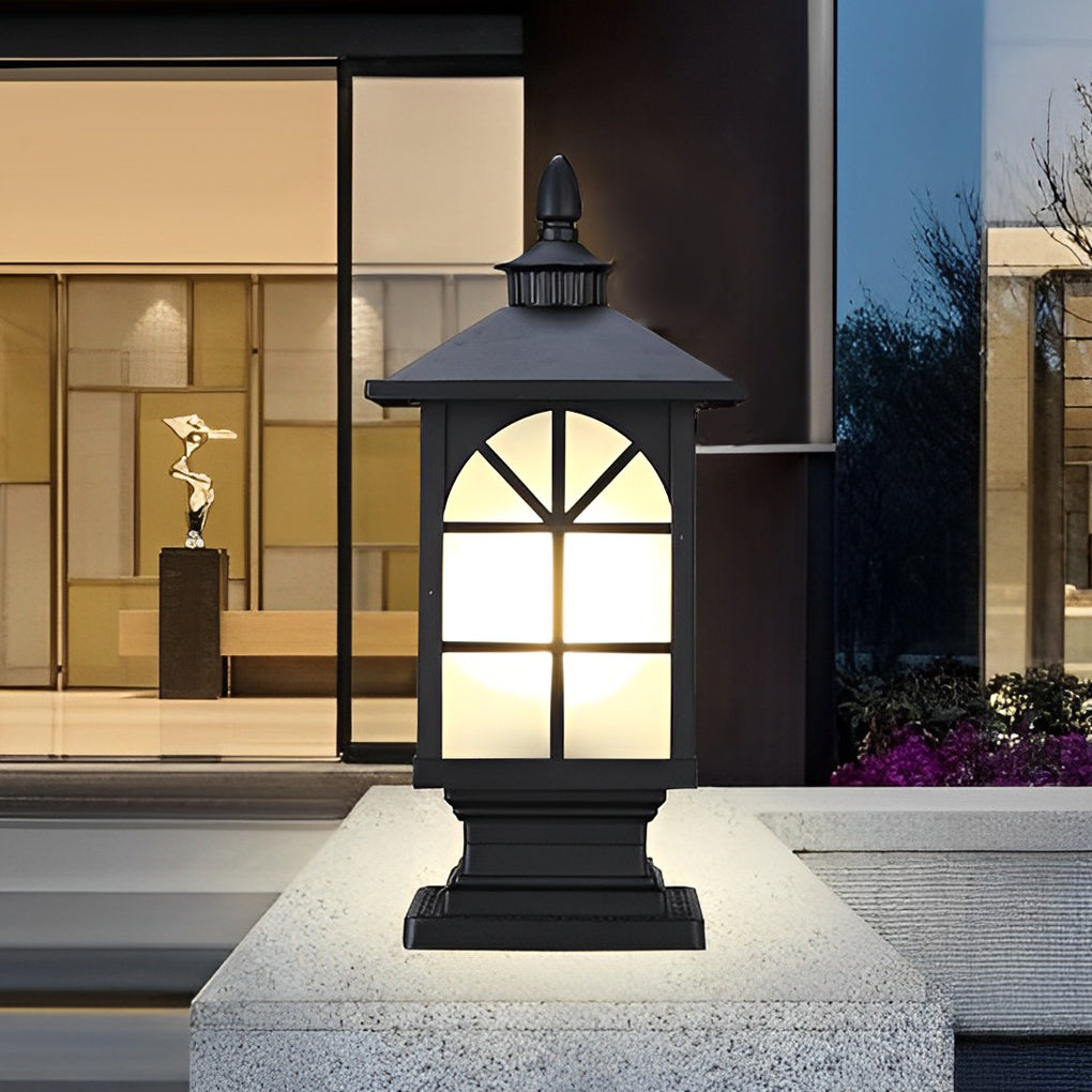 Modern Outdoor Fence Post Light Waterproof Pillar Lamp