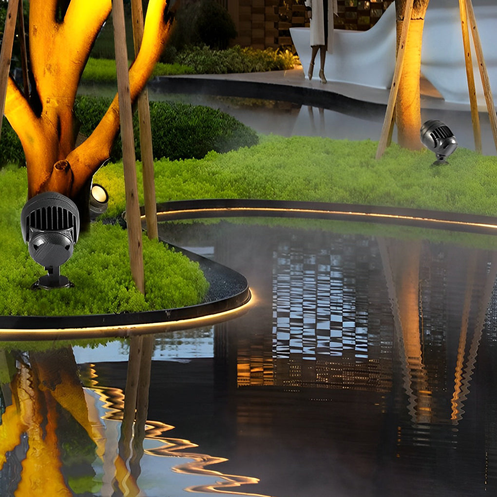 Adjustable LED Outdoor Spotlight - Waterproof Tree & Landscape