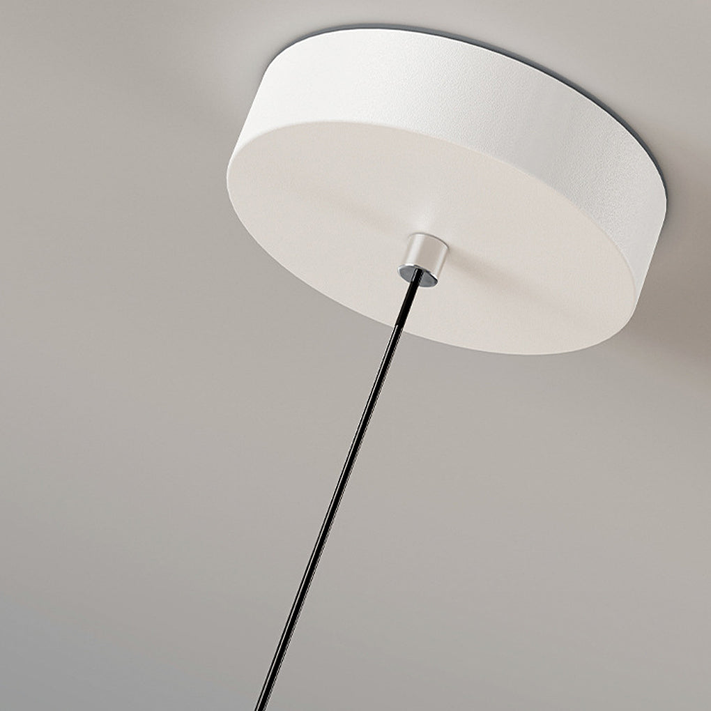 Circular Ring Modern LED Pendant Light with 3-Step Dimming