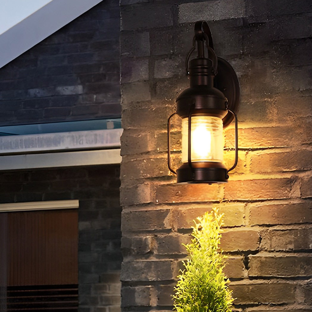 Vintage Aluminum LED Outdoor Lamp - Waterproof Wall & Lawn Light