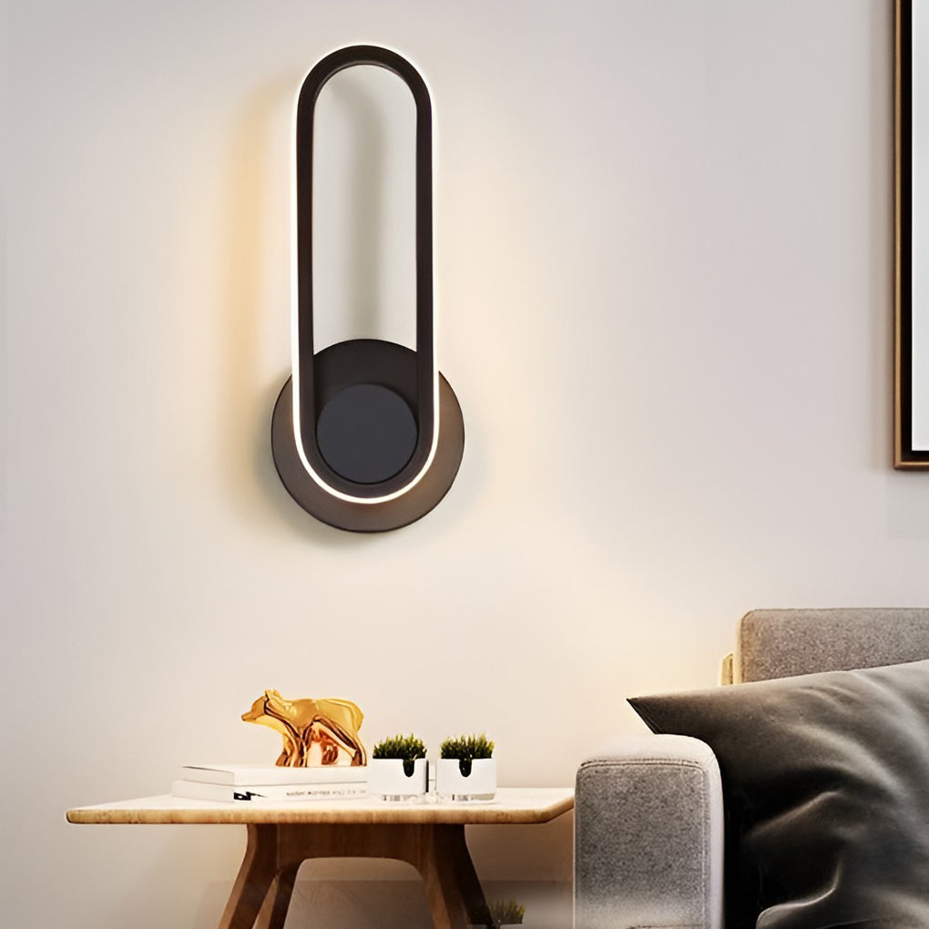 Rotatable Rectangular LED Wall Sconce Modern Adjustable Wall Lamp