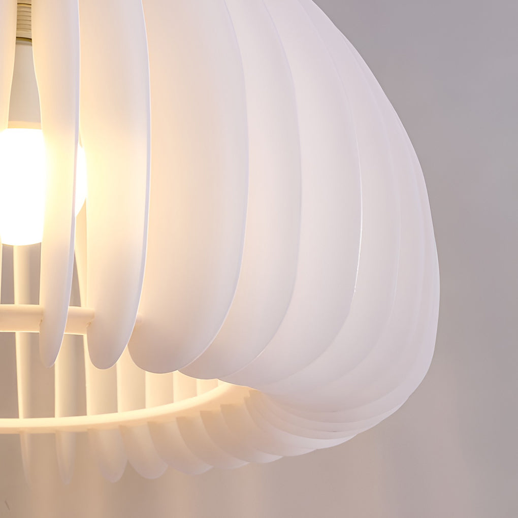 White Lantern Pendant Light with 3-Step Dimming | Modern Nordic
