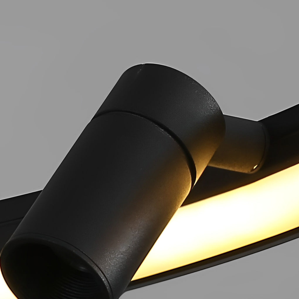 Modern Round LED Pendant Light with Adjustable Spotlights