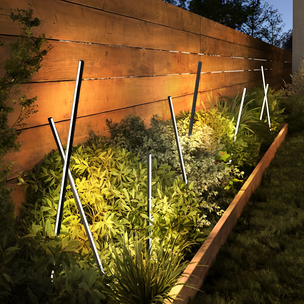 Modern LED Linear Landscape Light - Waterproof Outdoor Garden