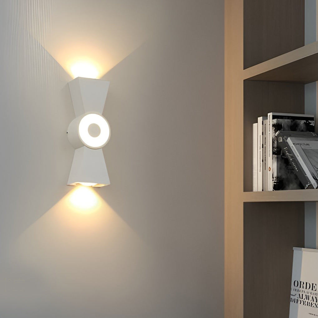 Modern Aluminum LED Up Down Wall Light Waterproof IP65 Indoor Outdoor