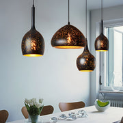 Industrial Black Iron Pendant Light with E27 Socket