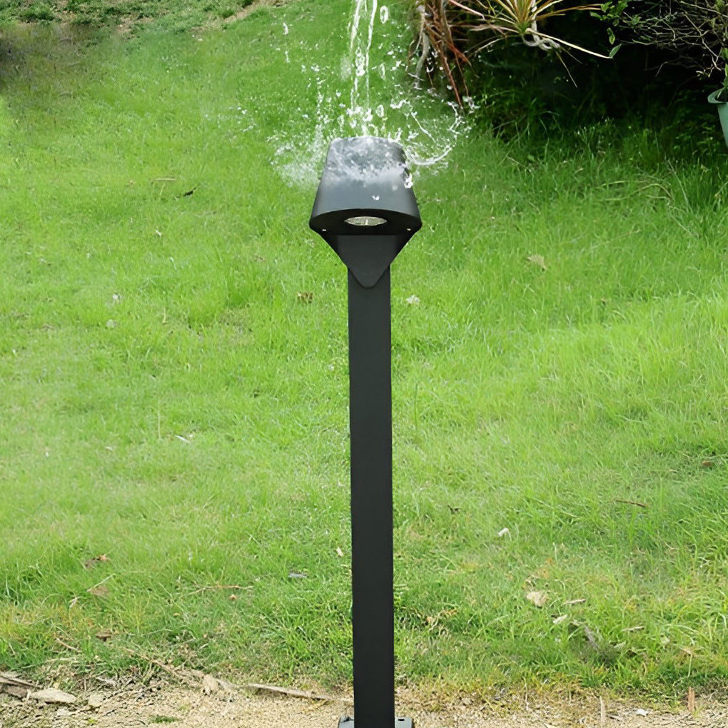 Modern Black Aluminum LED Pathway Light 10W Outdoor Waterproof