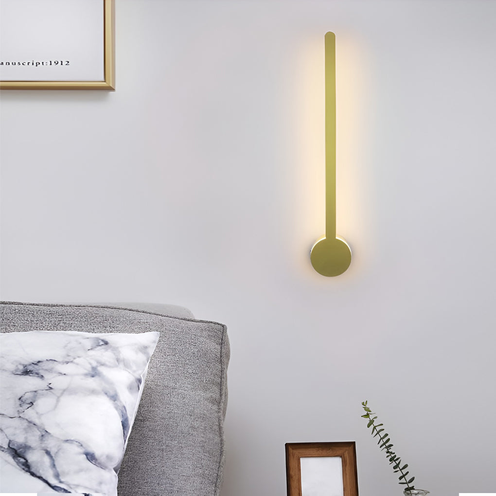 Modern LED Bar Wall Light – Black, White & Gold Finishes