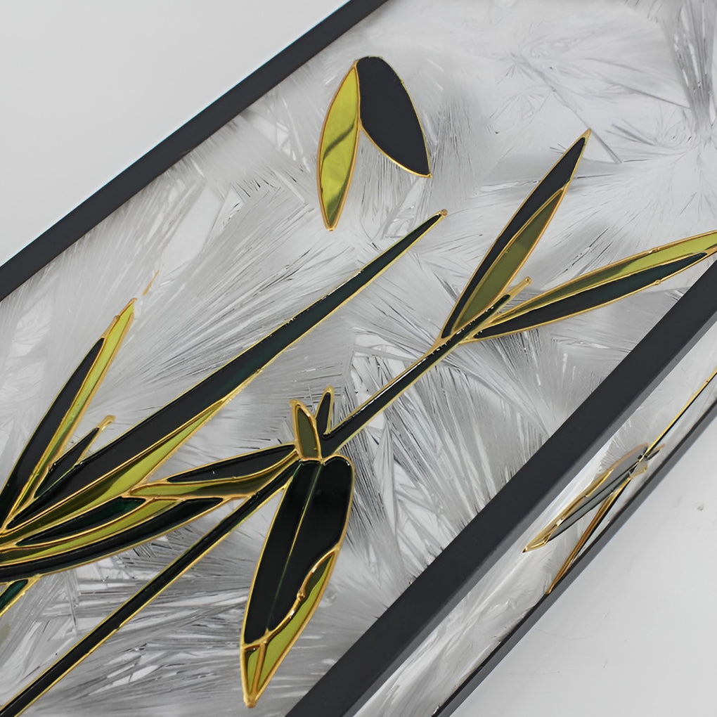 Vintage LED Outdoor Wall Sconce with Floral Acrylic Shade