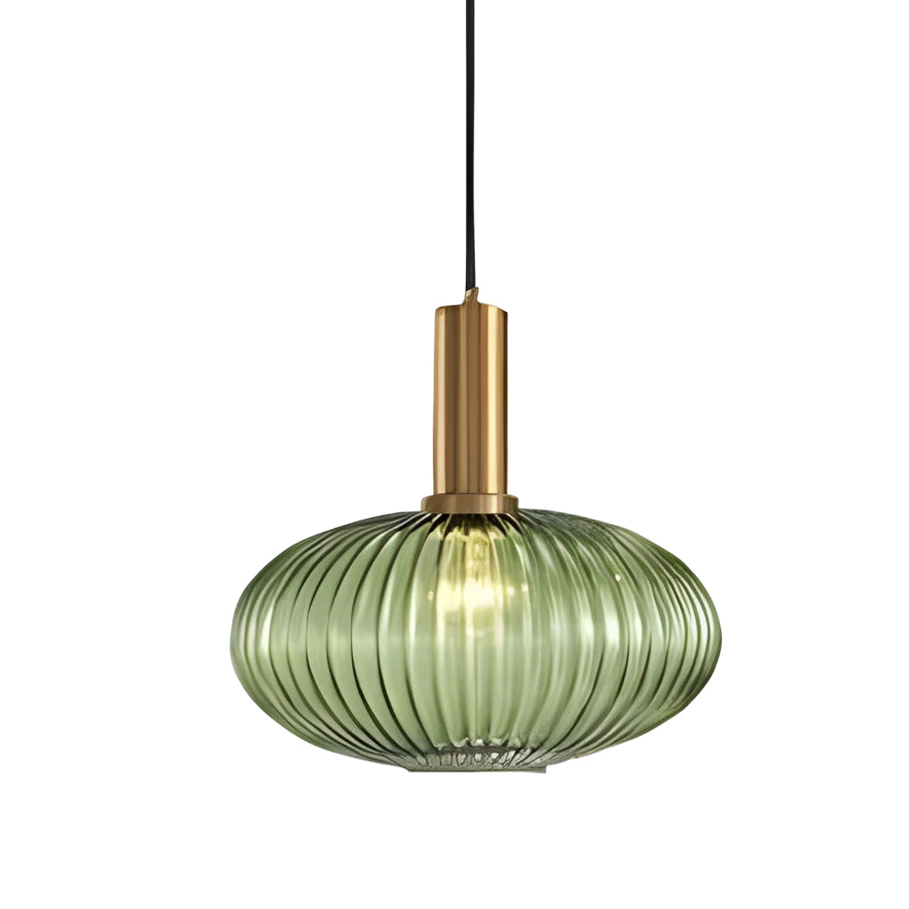 Modern Glass Lantern Pendant Light - Nordic LED Chandelier