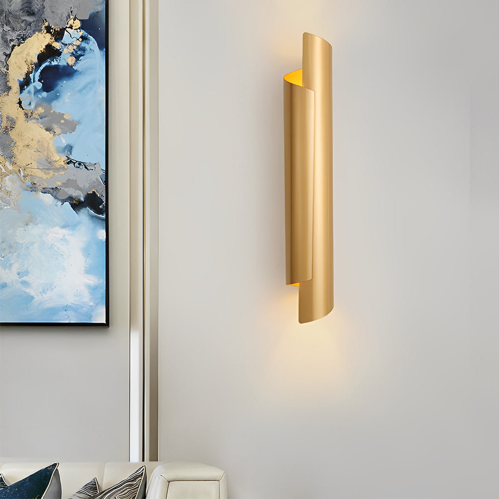 Modern Metal Up Down Wall Sconce LED Light Fixture