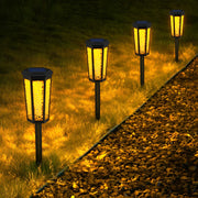 RGB Hexagon Solar Stake Light Waterproof Landscape Lighting