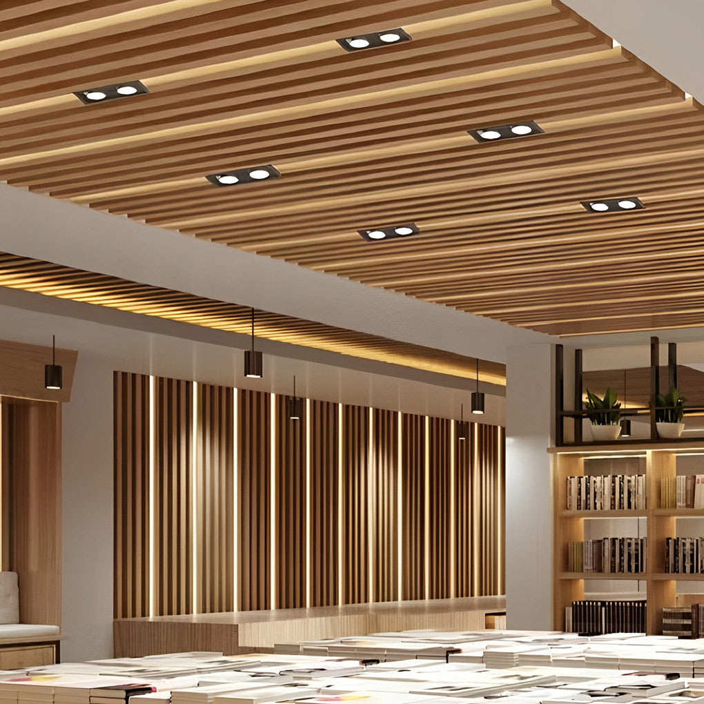 2-Light Adjustable Recessed Spotlight with Three-Step Dimming