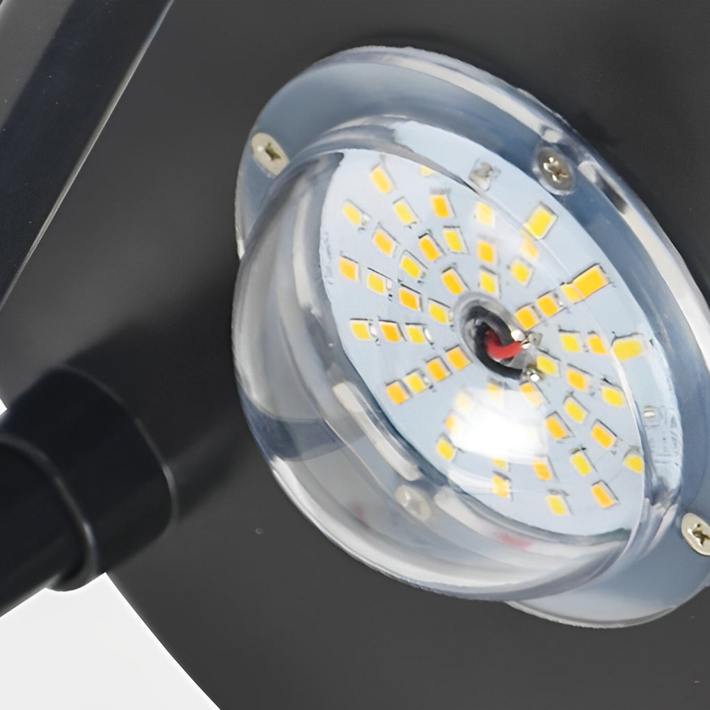 Modern Solar LED Lamp Post – Outdoor Waterproof Aluminum Light