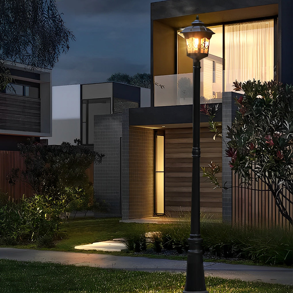 Modern LED Waterproof Garden Lamp Post - Die-Cast Aluminum