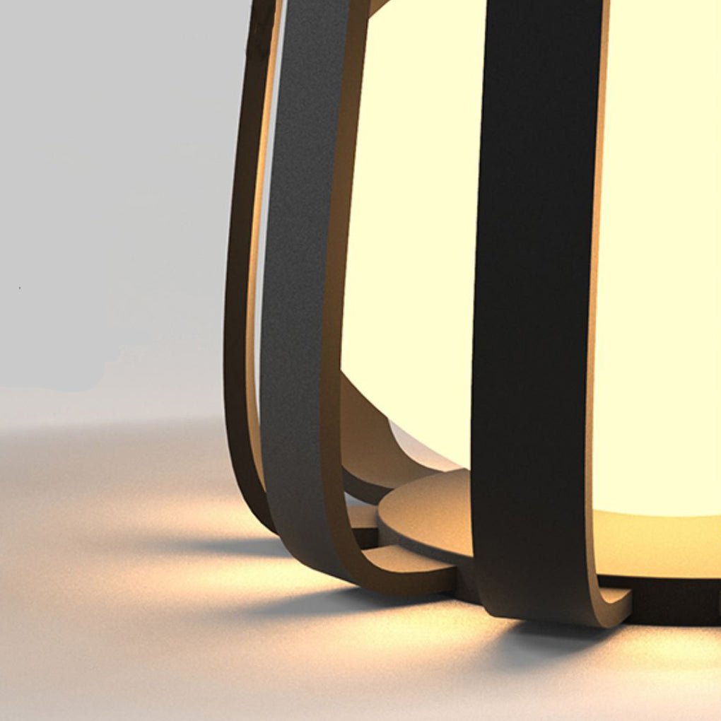 Solar Powered Outdoor Lantern with Table Top - Waterproof IP65 Iron