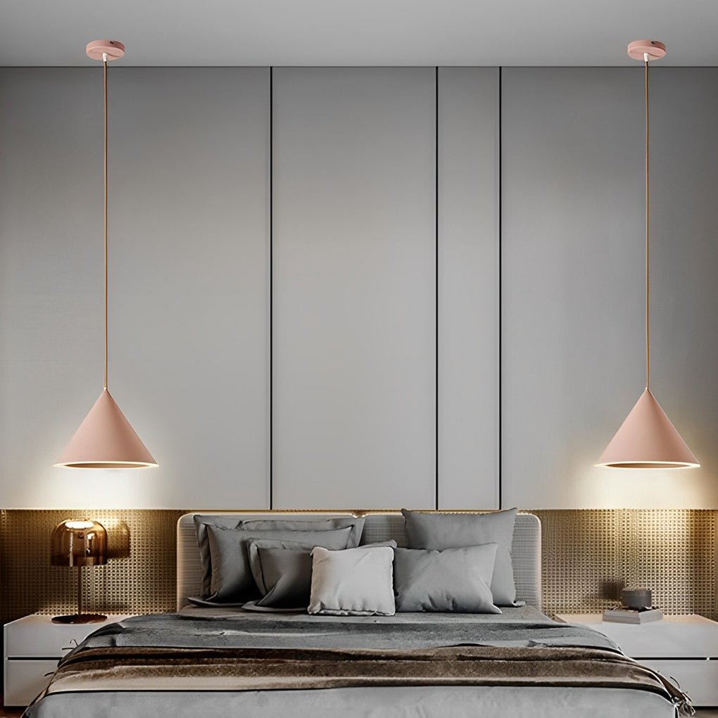 Minimalist Conical LED Pendant Light Modern Nordic Kitchen Island