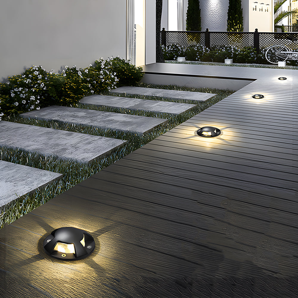 Side-Emitting Low Voltage Step Light - Aluminum Outdoor Deck Stair