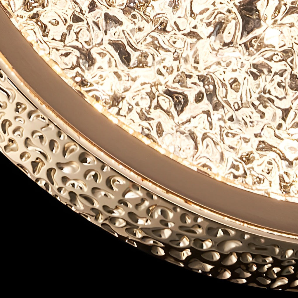 Modern Round Pendant Light with Iron & Acrylic Shade - 3-Step Dimming