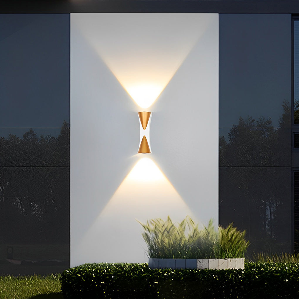 Modern LED Outdoor Wall Lamp - Waterproof Up Down Light Aluminum